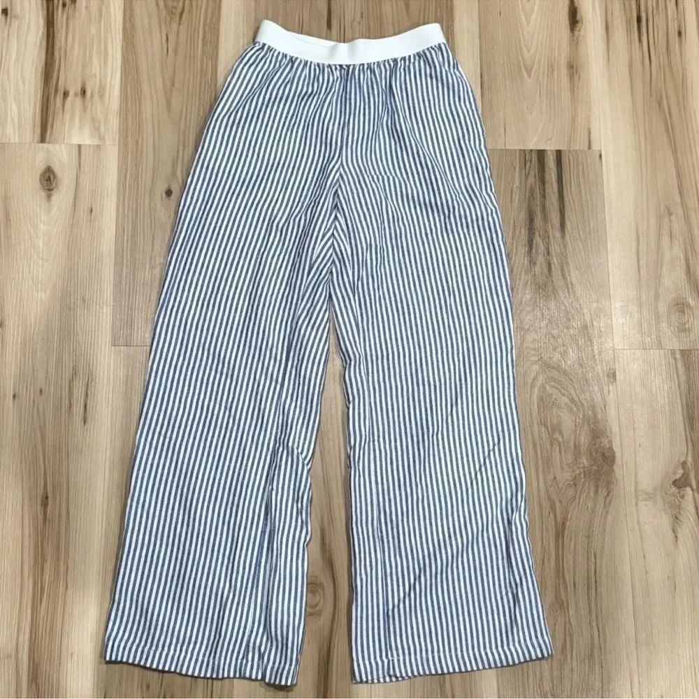 Happily Grey Striped Pajama Pants Women’s XS